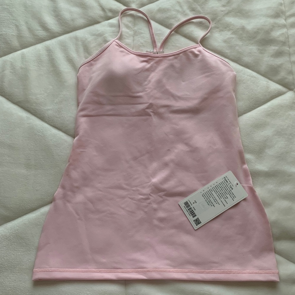 Lululemon Power Y Tank - Powder Pink - 8